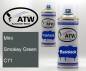 Preview: Mini, Smokey Green, C71: 400ml Sprühdose + 400ml Klarlack - Set, von ATW Autoteile West.